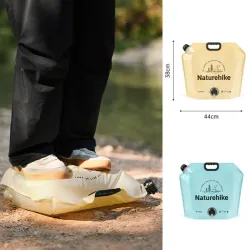 Sac à eau pliable NATUREHIKE 10 L - Portable et étanche